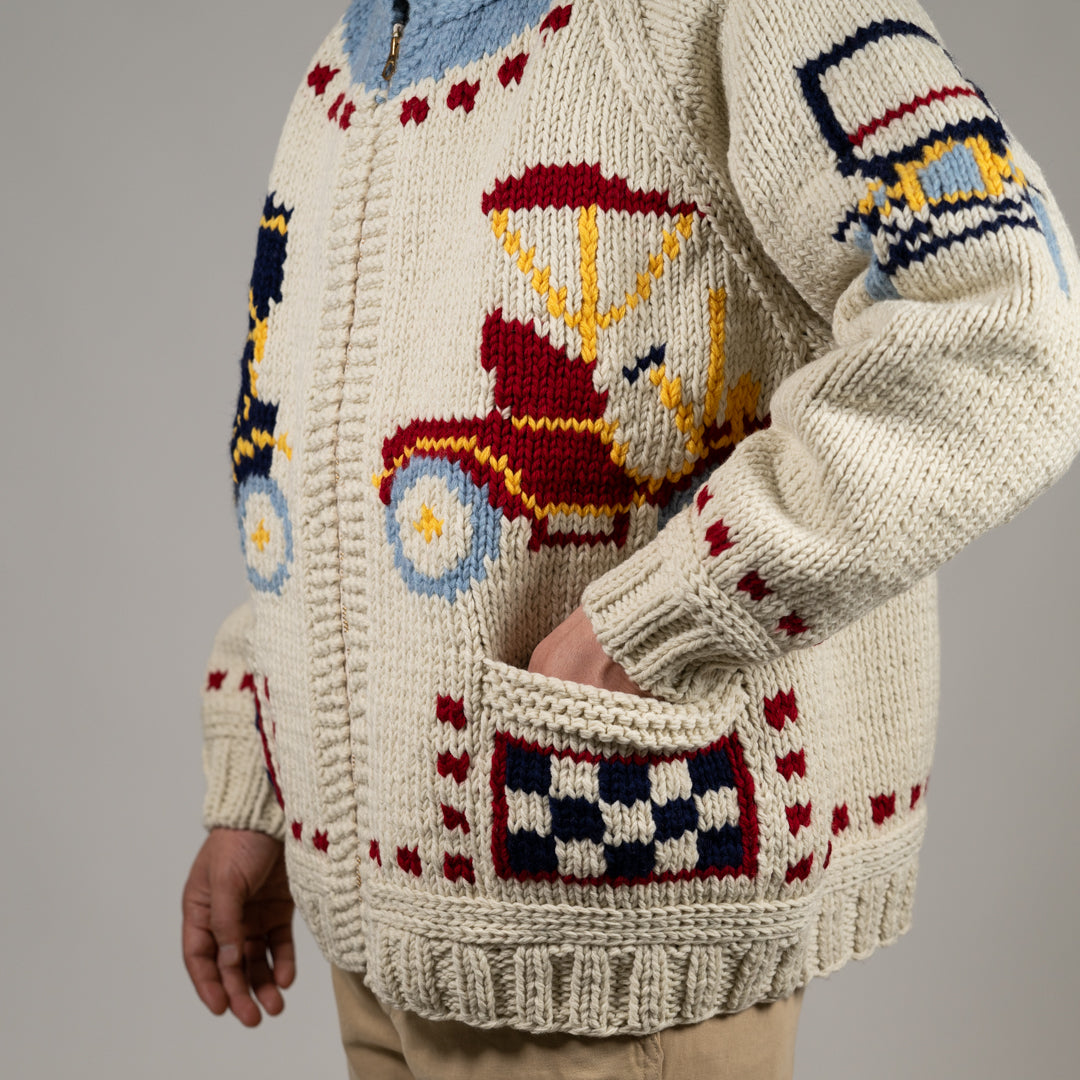 Hand-Knit Cowichan Sweater Classic Car
