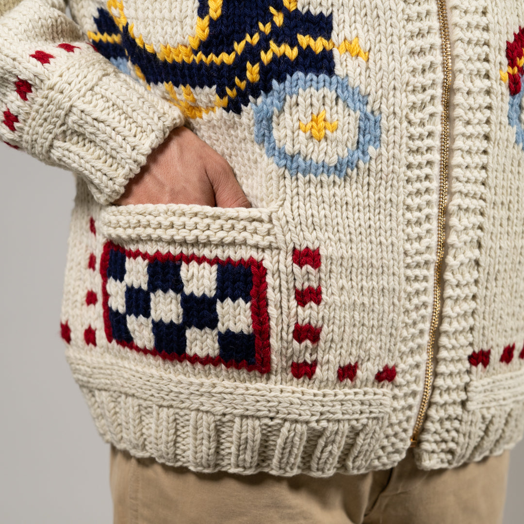 Hand-Knit Cowichan Sweater Classic Car