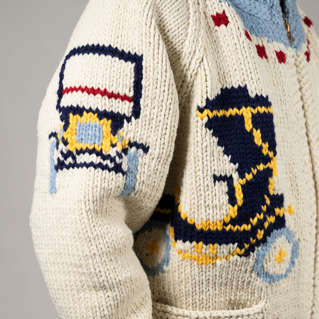 Hand-Knit Cowichan Sweater Classic Car