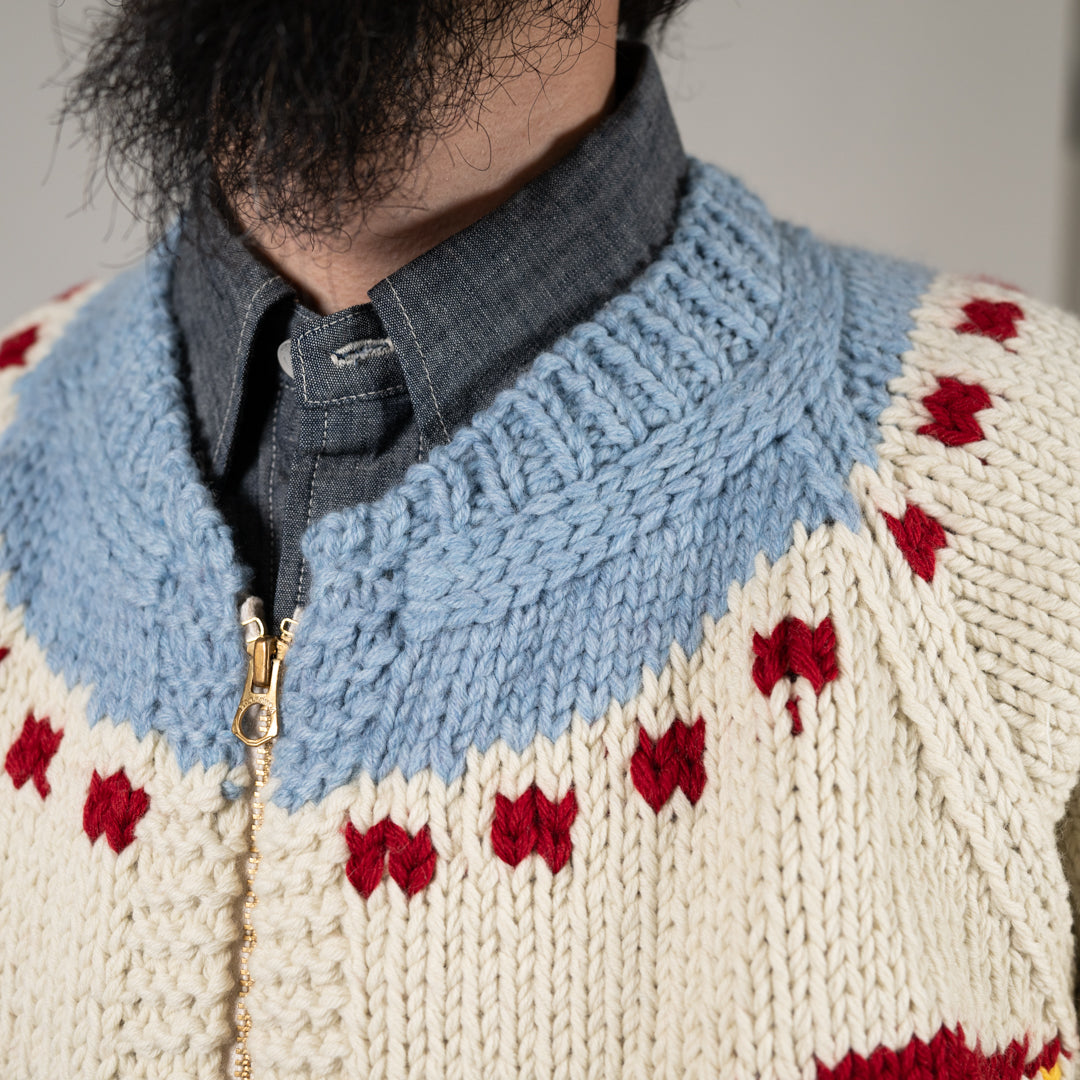 Hand-Knit Cowichan Sweater Classic Car