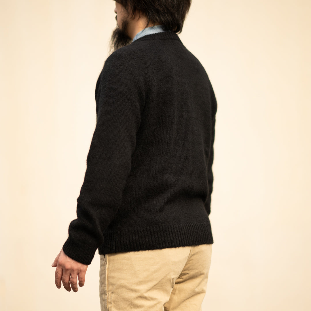 Crewneck Sweater Alpaca Mohair black