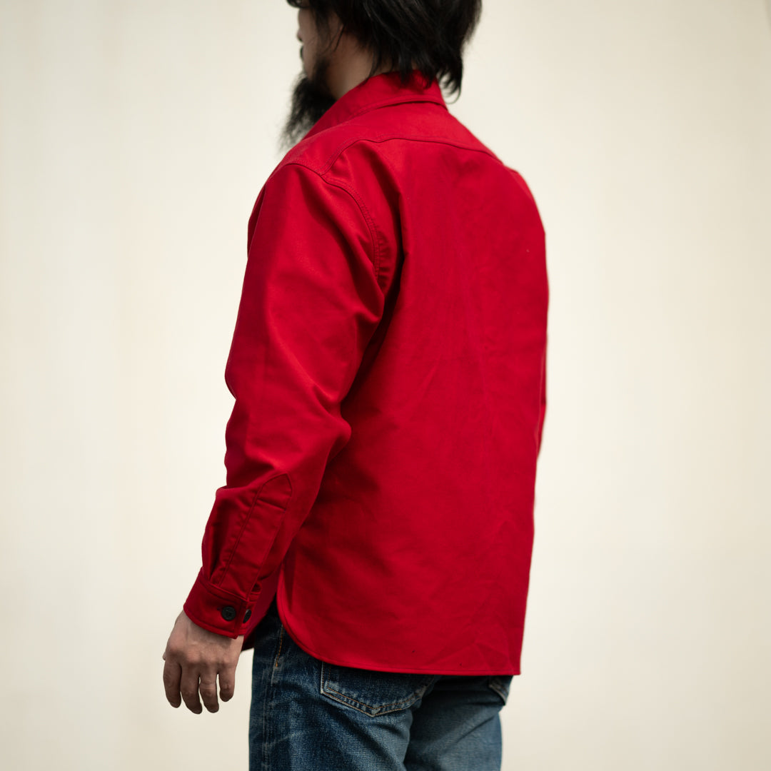 CPO Shirt Moleskin red