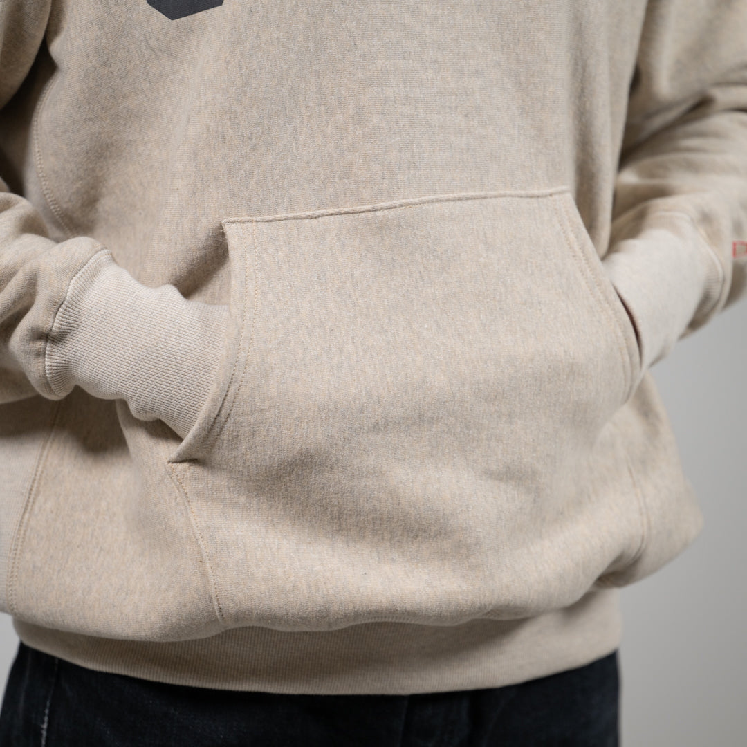 USAFA Reflector Print Loop Wheeled Hoodie Oatmeal SALON LIMITED