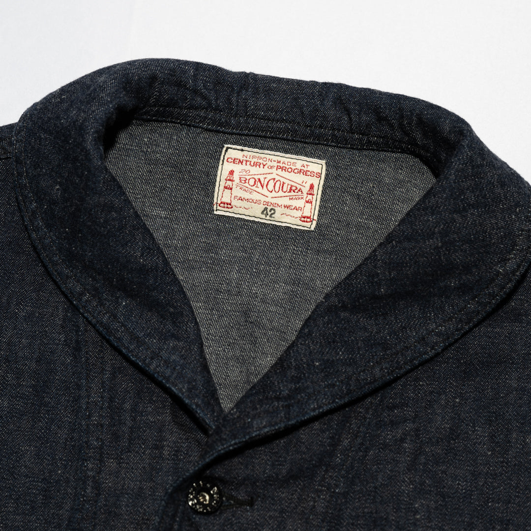 US Navy Shawl Collar Denim indigo