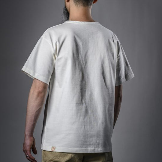 Heavy Weight Pocket Tee White