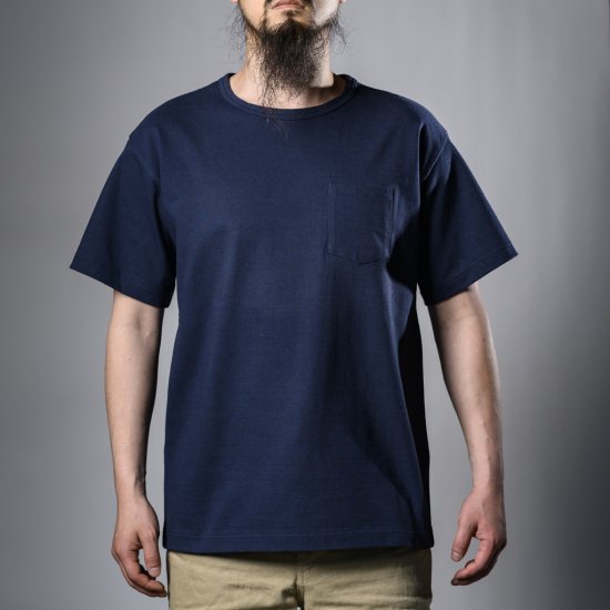 Heavy Weight Pocket Tee Navy