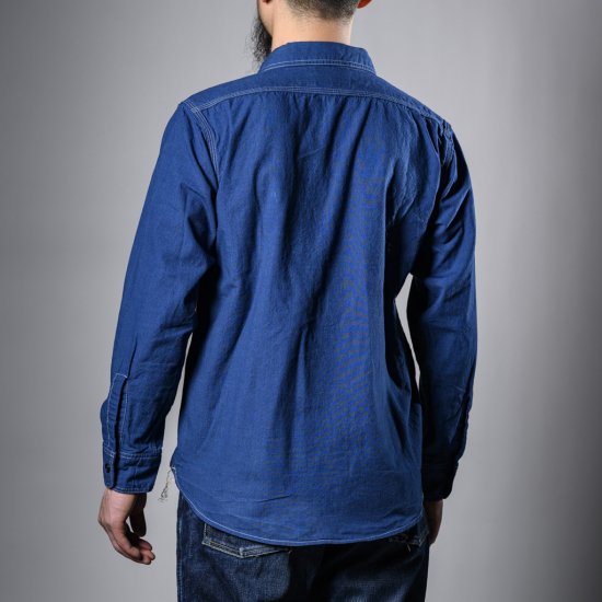 Work Shirt Chambray blue indigo × blue indigo