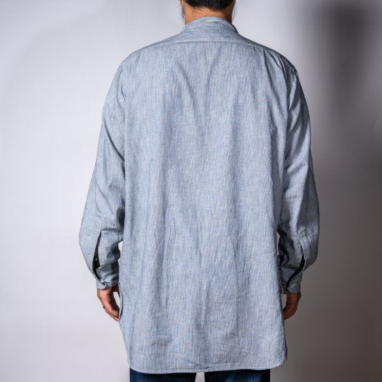 Band Collar Shirt Hickory