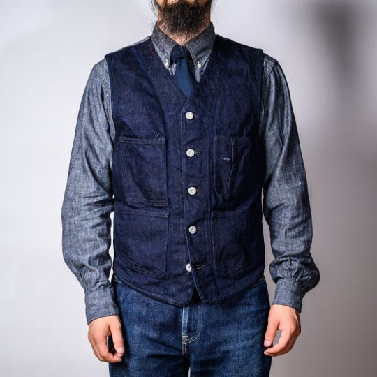 ワークジレ デニム (Work Gilet Denim)