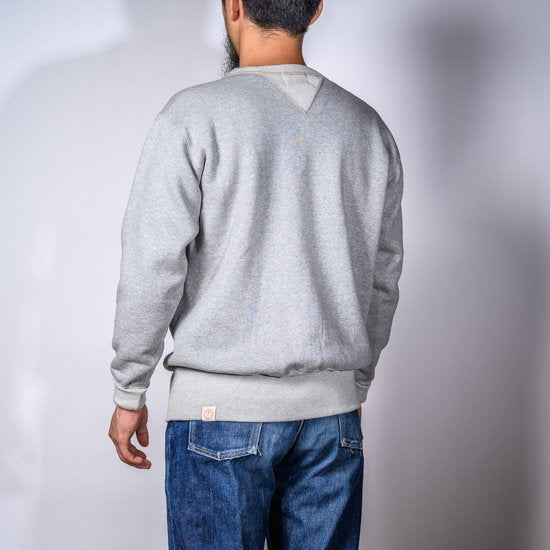 両Vトレーナー グレー Loop Wheeled V Sweater Gray