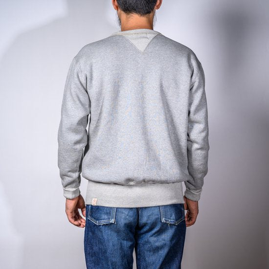 両Vトレーナー グレー Loop Wheeled V Sweater Gray – BONCOURA 