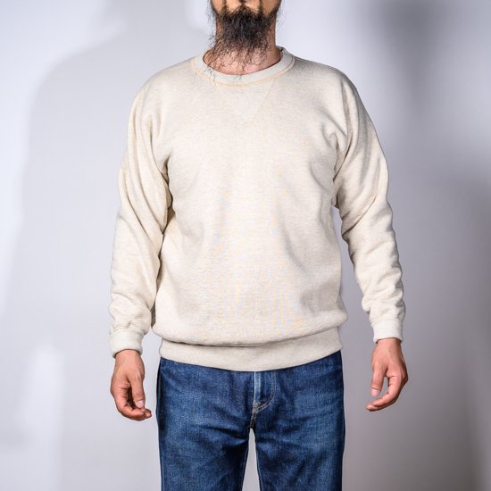 両Vトレーナー オートミール Loop Wheeled V Sweater Oatmeal