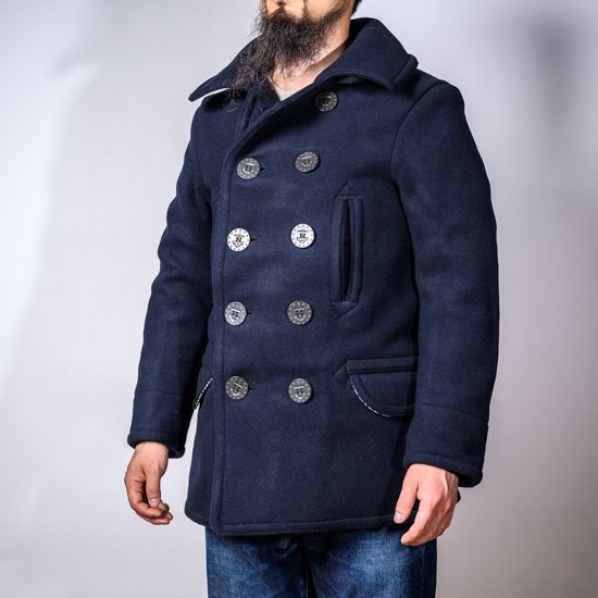 P-コート カシミアメルトン ネイビー(Pea Coat Cashmere Melton Navy)