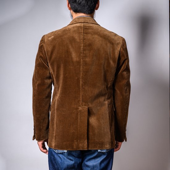 Tailored Jacket 8 Wale Corduroy Brown (Tailored Jacket 8 Wale Corduroy Brown)