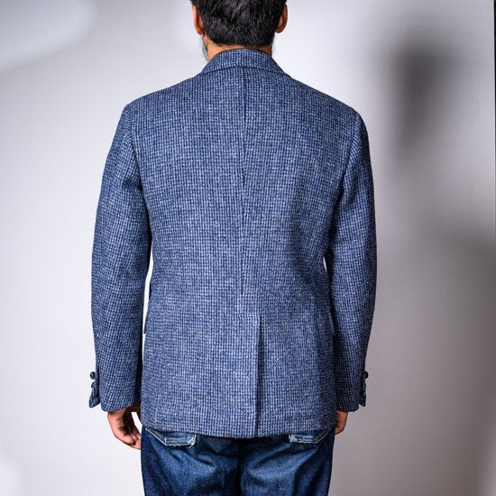 テーラードジャケット 手織りツイード アイスグレー (Tailored Jacket Hand Woven Tweed Ice Gray)
