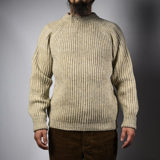 フィッシャーマンセーター ナチュラル シェットランド Fisher Man Sweater Shetland Wool Natural