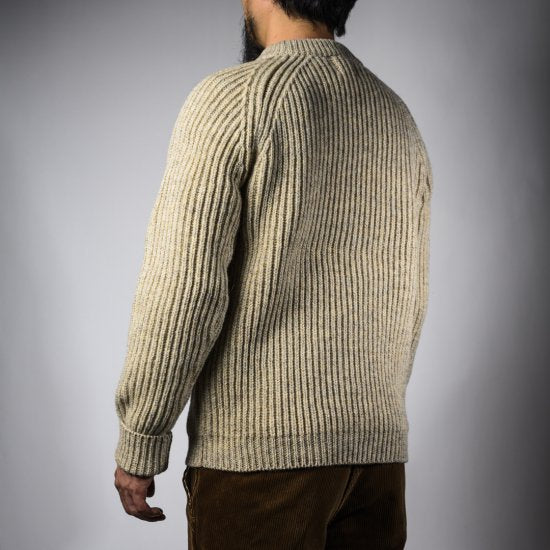 フィッシャーマンセーター ナチュラル シェットランド Fisher Man Sweater Shetland Wool Natural
