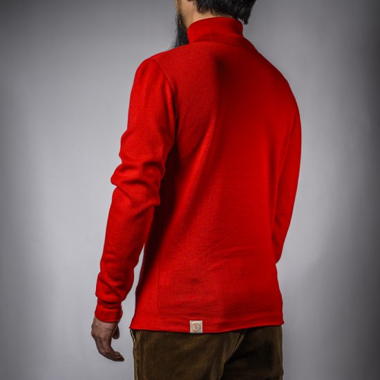 タートルネックセーター レッド  Turtle Neck Sweater Red