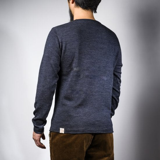 Crew Neck Sweater Charcoal Gray