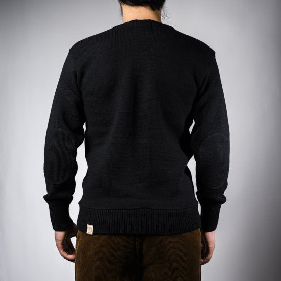 Bセーター ブラック×ホワイト  B-sweater black×white