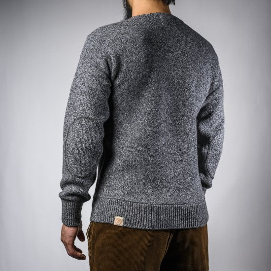 B-sweater gray x navy B-sweater gray x navy
