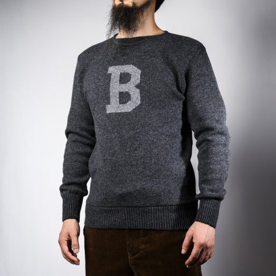 B sweater gray x light gray B-sweater gray x light gray