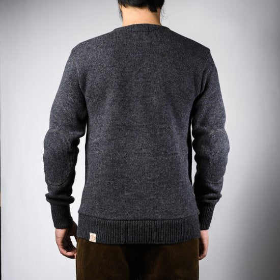 Bセーター グレー×ライトグレー  B-sweater gray×light gray