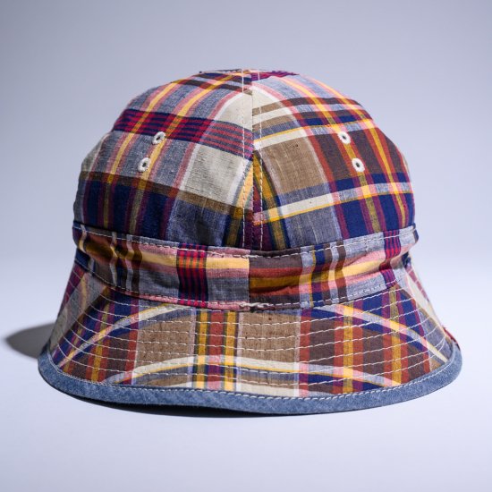 US navy reversible hat vintage madras plaid limited edition