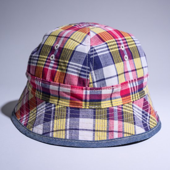 US navy reversible hat bright madras plaid limited edition
