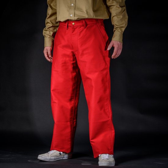 Work Pants Moleskin Red Work Pants Moleskin Red – BONCOURA