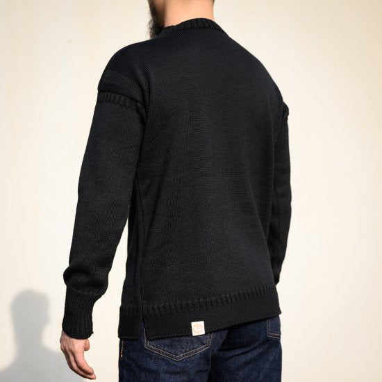 Pull Guernesey Noir