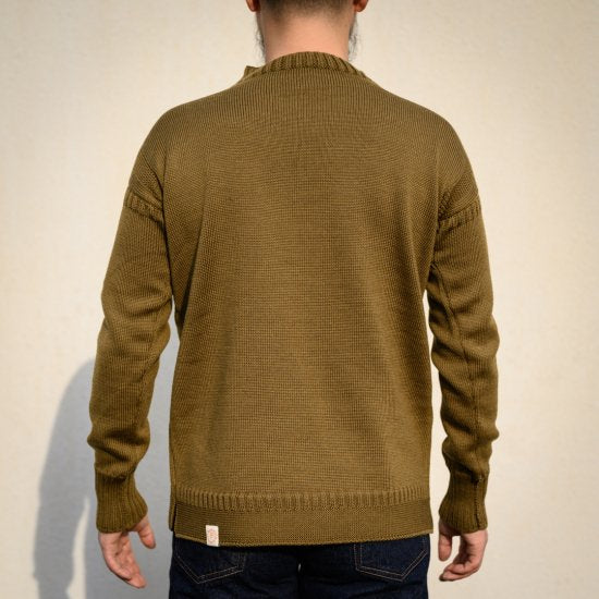 Gandhi Sweater Coyote Guernsey Sweater Coyote