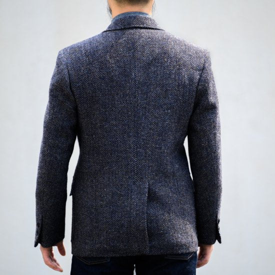 Tailored Jacket Hand Woven Tweed Sand Star