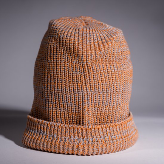 Knit Cap Heather orange Cotton