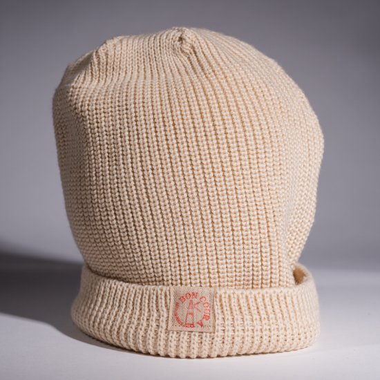 Knit Cap natural Wool