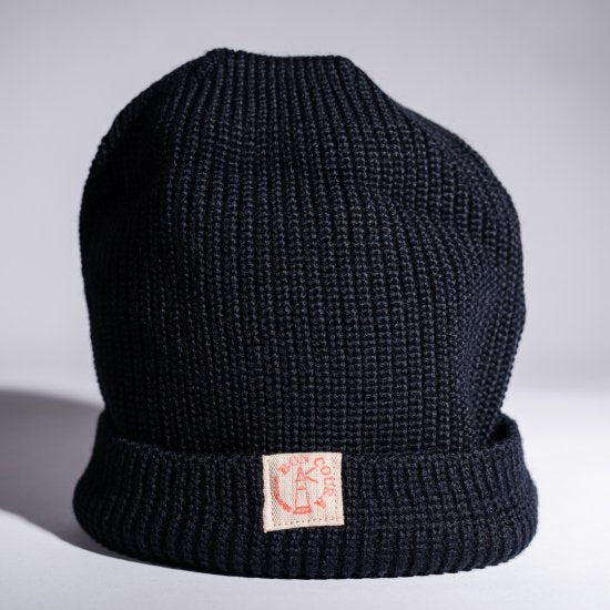 Knit Cap navy Wool