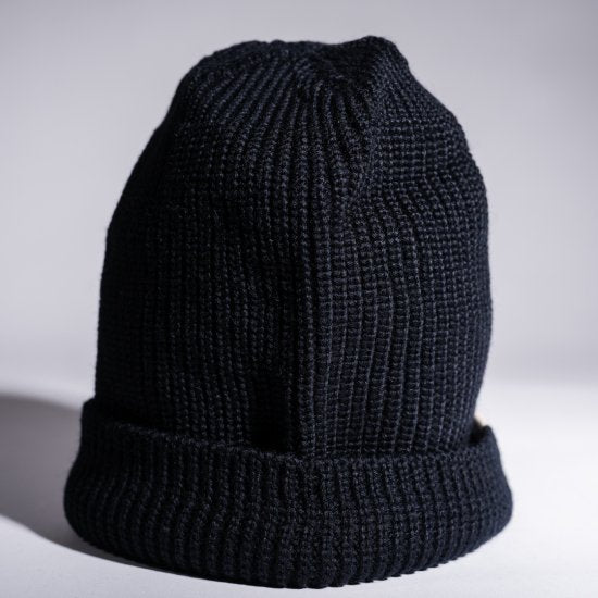 Bonnet tricot laine marine