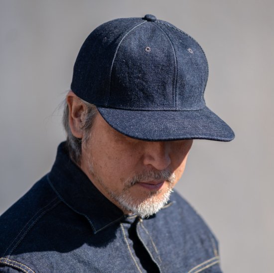 本藍 USネイビーキャップ デニム US Navy Cap Denim Natural Indigo 10th Anniversary Model