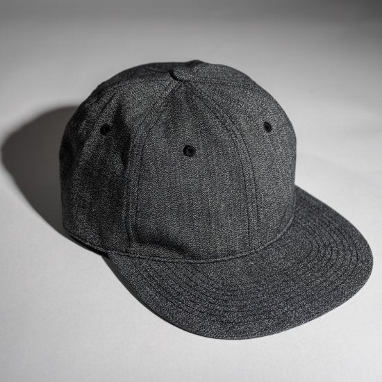 US Navy Cap Heather Black Chambray