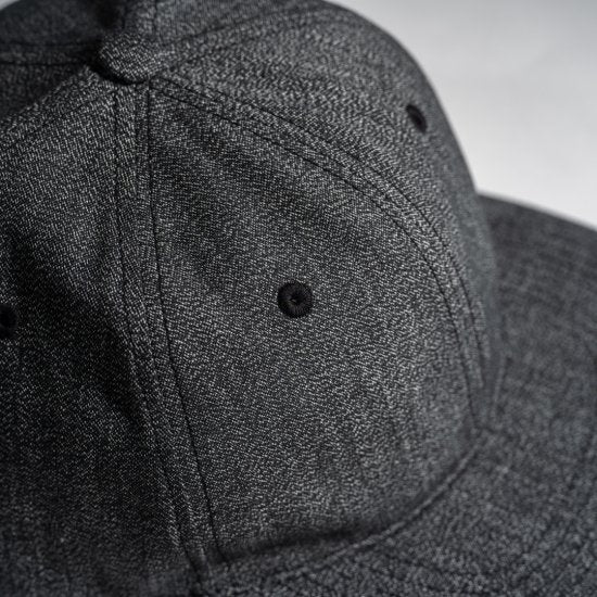 Casquette US Navy Chambray Noir Chiné