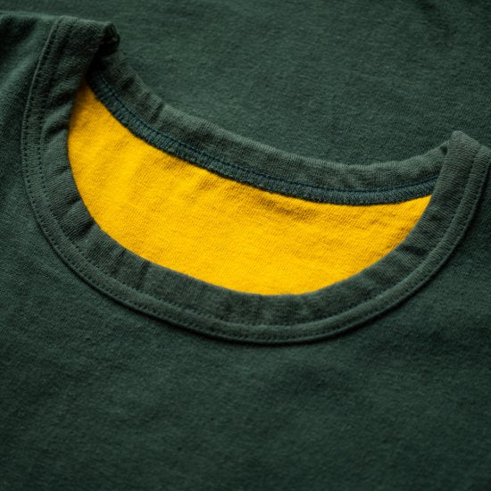 T-shirt réversible Olive x Yellow Loop Wheeled