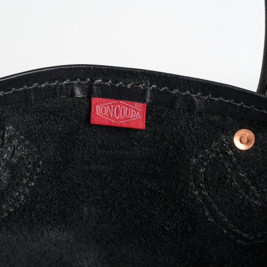 BONCOURA Leather Tote Bag black