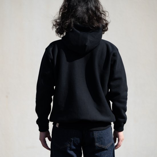 BONCOURA パーカー ブラック Loop Wheeled Hoodie black