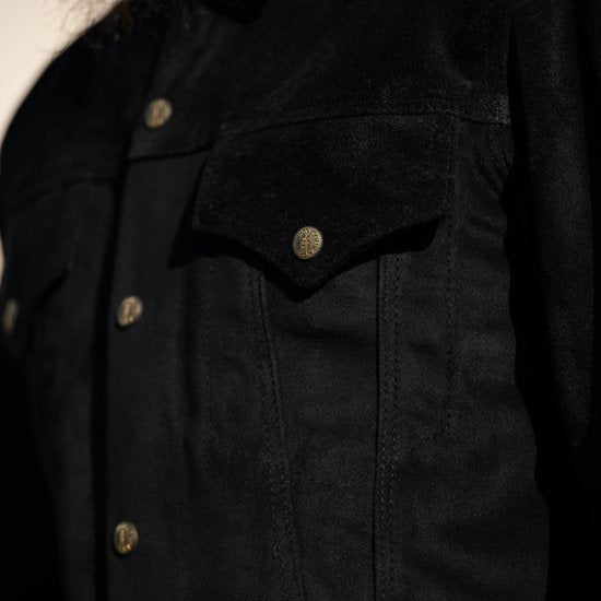 Leather Jacket 3rd Suede black